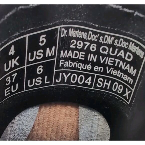 Dr Martens Chelsea Boots Womens 6 Mens 5 White Leather 2976 Quad Platform Unisex - Picture 8 of 11